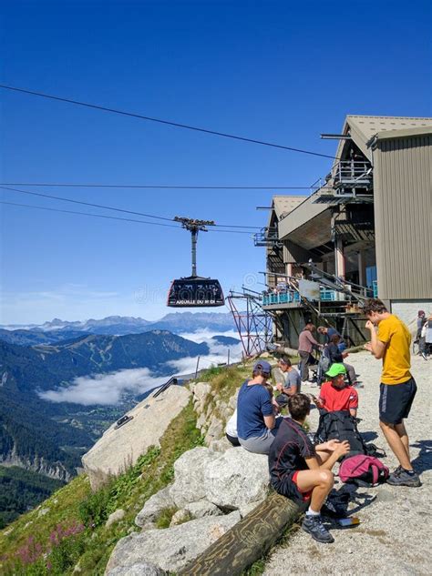 Chamonix France August 21 2019 Beautiful View Of The City Of