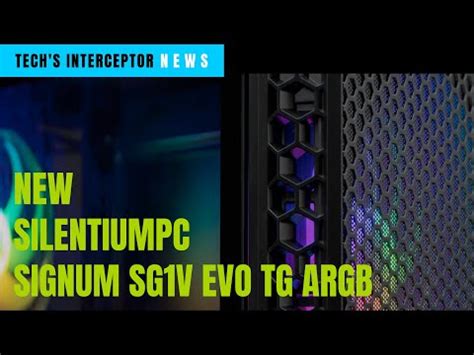 SilentiumPC Signum SG1V EVO TG ARGB Black SPC248 Buy Computer Case