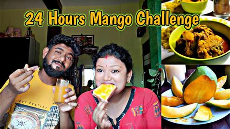 Eating Mangoes For 24 Hours🥭 We Ate Only Mangoes For 24 Hours