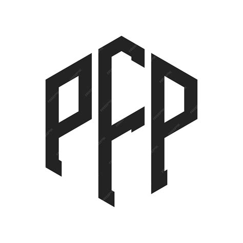 premium vector pfp logo design initial letter pfp monogram logo