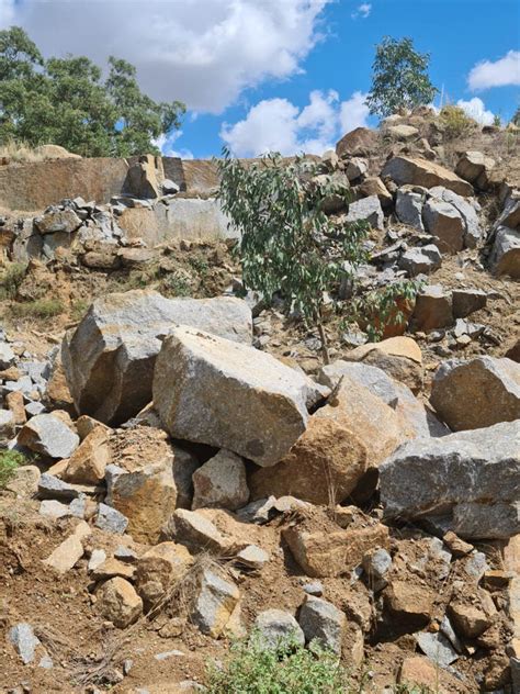 Riverina Blue Granite Boulders Stone Life Australian Natural Stone