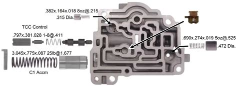 Transgo Tf Sc Shift Kit Valve Body Repair Kit User Manual