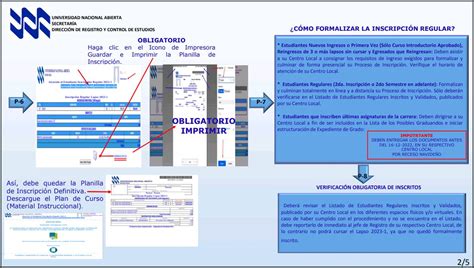 InscripciÓn Estudios Regulares Universidad Nacional Abierta Centro