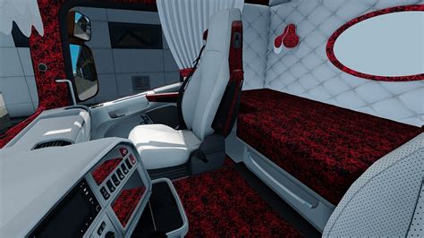 Scania RJL RED Custom Holland Danish Interior ETS