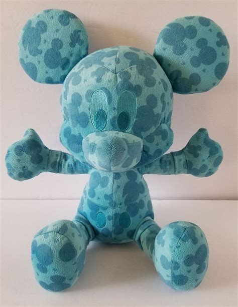 Disney Mickey Mouse Plush Toy Blue Icon Print Stuffed Doll #Disney ...