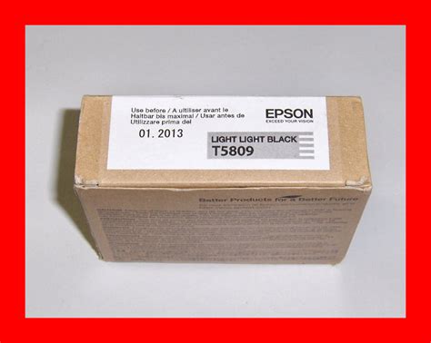 Genuine Epson T Pro Light Light Black Ink T W Exp