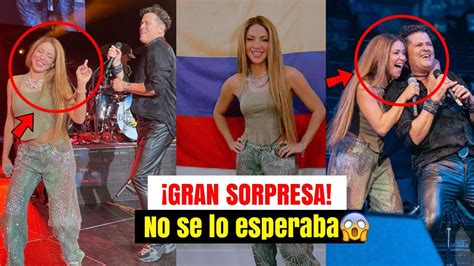 SHAKIRA SORPRENDE A CARLOS VIVES EN SU CONCIERTO EN MIAMI ESPAÑOL