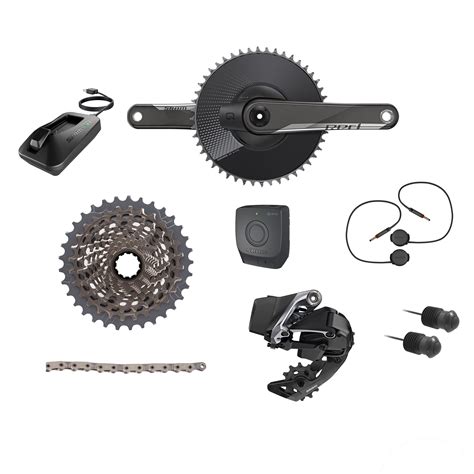 Sram Red ETap AXS Aero Quarq Power Meter DUB 1x 12S Groupset Without