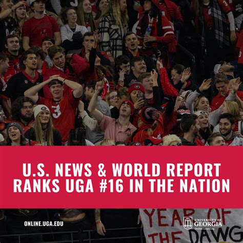 U.S. News & World Report Ranks UGA #16 in the Nation | UGA Online ...