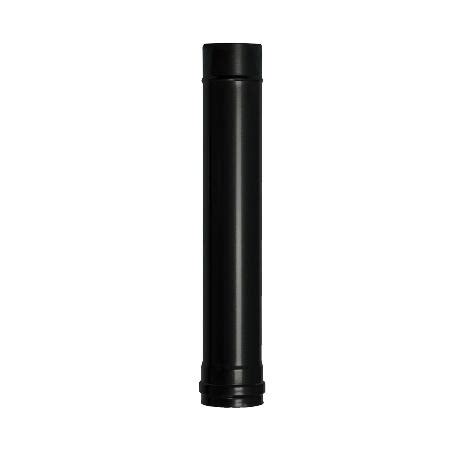 Wolfpack Tubo De Estufa Pellet Acero Vitrificado Negro Mm