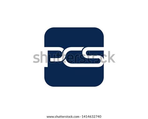 Pcs Original Monogram Logo Design Stock Illustration 1414632740