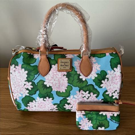 Dooney Bourke Bags Dooney Bourke Hydrangea Satchel With Coin