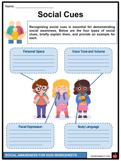 Social Awareness Worksheets | Components, Examples, Outcome