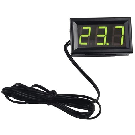 Digital Led 50~110°c Thermometer Dc 5 12v Car Temperature Panel Meter Gauge Ebay