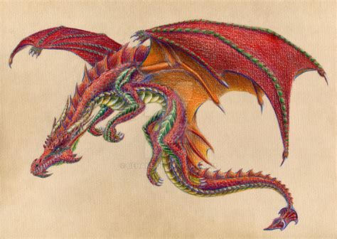 Ruby dragon by Behane on DeviantArt