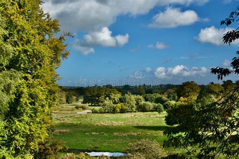 Landscape of the Cheshire Castle Garden Stock Photo - Image of gardens ...