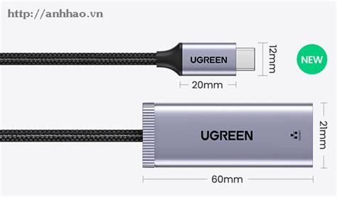 Tổng đại Lý Phân Phối Cáp Chuyển Usb C Sang Lan 101001000 Ugreen