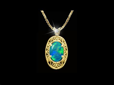 John Wallick Jewelers: Opal Pendant, Sun City Jewelry Store, Phoenix ...