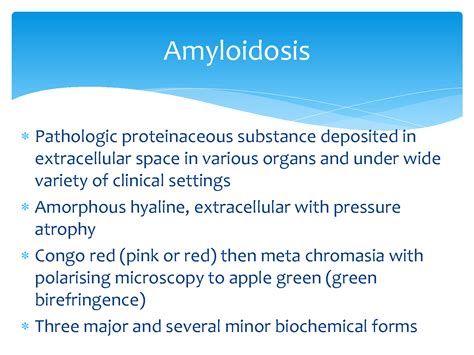 Solution Amyloidosis Studypool