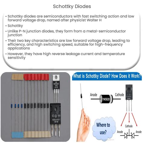 Schottky Diodes How It Works Application And Advantages