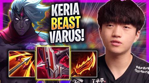 Keria Is A Beast With Varus T Keria Plays Varus Adc Vs Draven