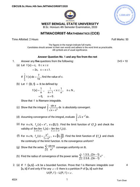 Real Analysis Pyq Pdf