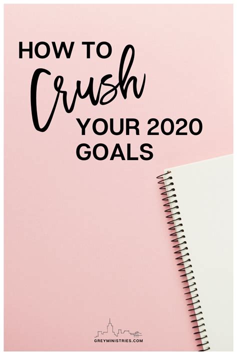 How To Crush Your 2020 Goals It’s Not What You Think