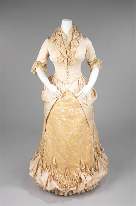 WikiVictorian On Twitter Evening Dress 1885 The MET