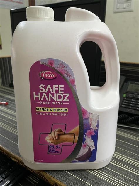 Fem Safe Handz Liquid Handwash 5 L 5ltr Can At Rs 550 Can In Bengaluru