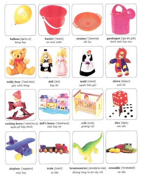 Learning Vocabulary with Pictures: The Toy 1