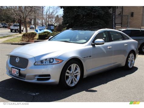 Rhodium Silver Metallic Jaguar Xj Xjl Portfolio Photo