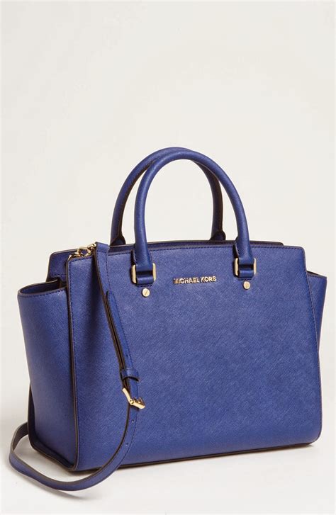 Authentic Bagz For Sure Michael Kors Large Selma In Cadet Blue