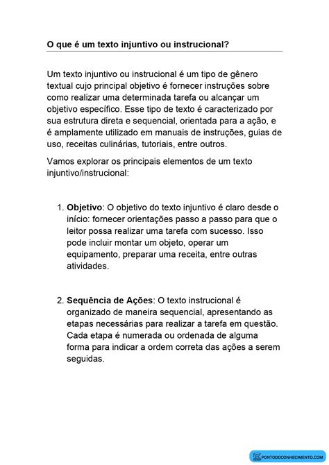 O Que é Texto Informativo