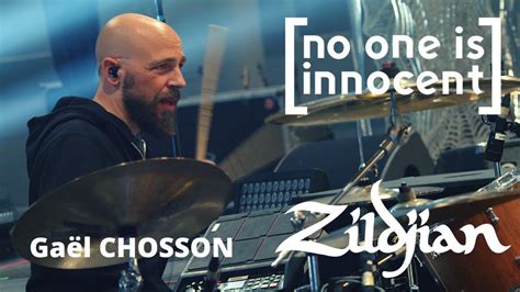 Portrait Zildjian Gaël CHOSSON Batteur de No One Is Innocent vidéo