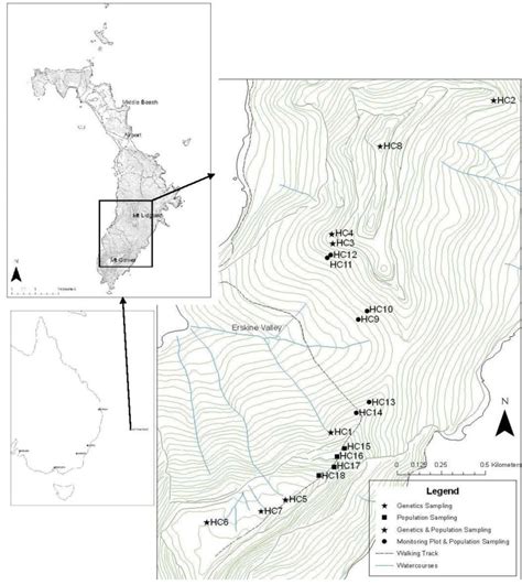 Map Showing The Location Of Lord Howe Island In Relation To Australia