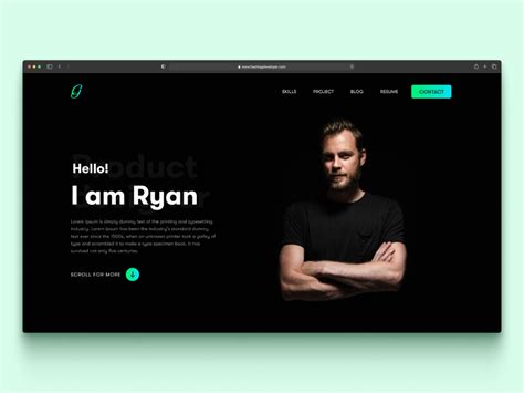 Personal Portfolio Website Hero Banner Design By Jaydeep Kaila On Dribbble