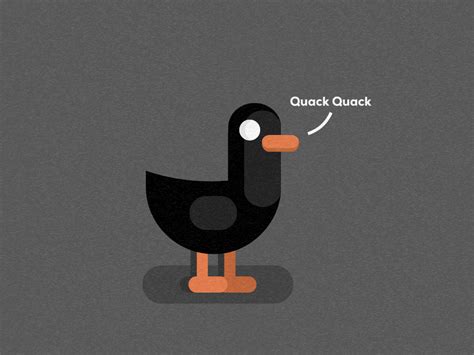 Kurzgesagt Duck by Flare_Solaris on Dribbble