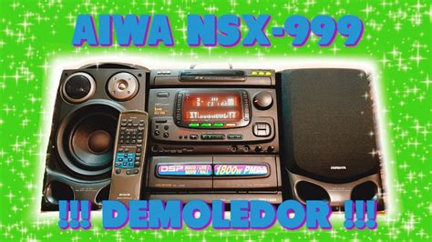 Aiwa Nsx Test De Sonido En Lugar Cerrado Youtube