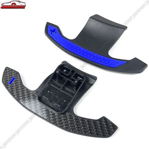 Blue Carbon Fiber For BMW G20 M3 M4 G80 G82 M340i Steering Wheel Paddle