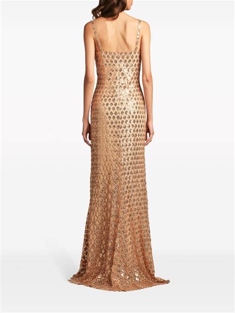 Tadashi Shoji Desie Sequin Gown Farfetch