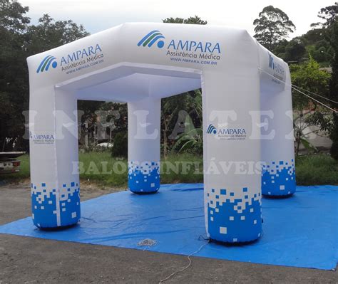 Tenda inflável Ampara Inflatex Baloes Infláveis Promocionais