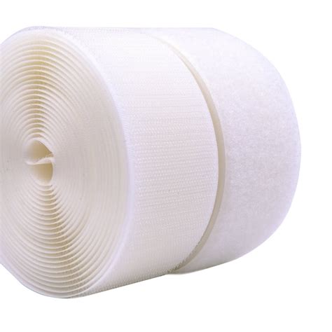 TEXACRO By Velcro Brand Companies Hook And Loop Sew On Tape White