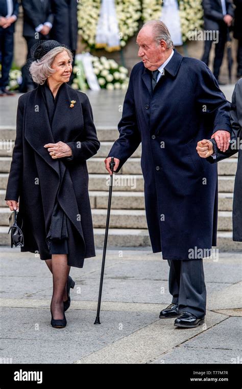 King Juan Carlos And Grand Duke Jean Of Luxembourg Photo Hi Res Stock