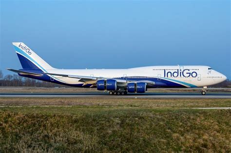 The First Quad Engine Aircraft Of Indigo Boeing Vt Hja Boeing