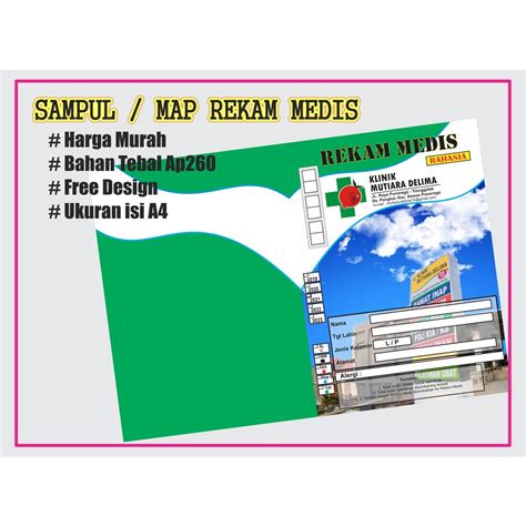 Jual Map Rekam Medis Sampul Rekam Medis Shopee Indonesia