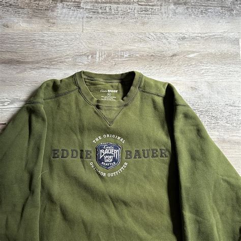 Tonal Heavyweight Eddie Bauer Sweatshirt Size Xl 25 Depop