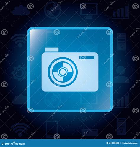 Technology and Electronic Devices Stock Illustration - Illustration of virtual, futuristic: 64328528