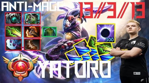 Yatoro Anti Mage Carry Ethereal Blade Gameplay Patch B Dota