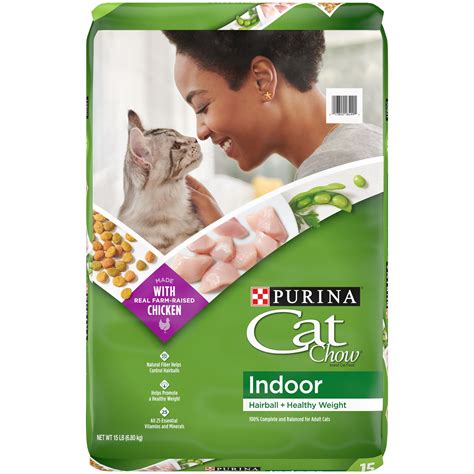 Purina® Cat Chow® Indoor Adult Cat Dry Food - Chicken, Natural, Real ...