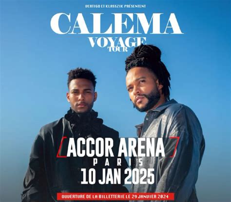 Calema en concert à lAccor Arena de Paris en janvier 2025